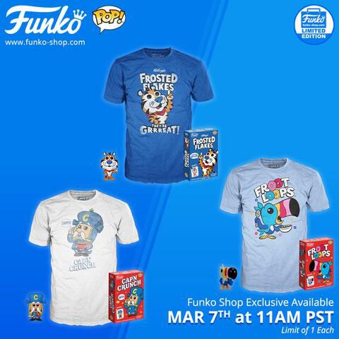 Funko Shop Exclusive Items: Ad Icons Pocket Pop! & Tees!