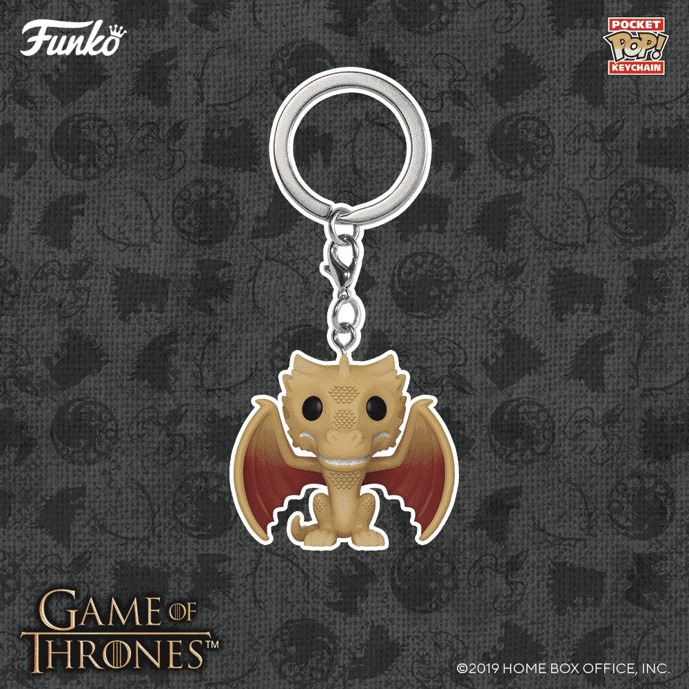 Coming Soon: Game of Thrones Viserion Pop! Keychain!