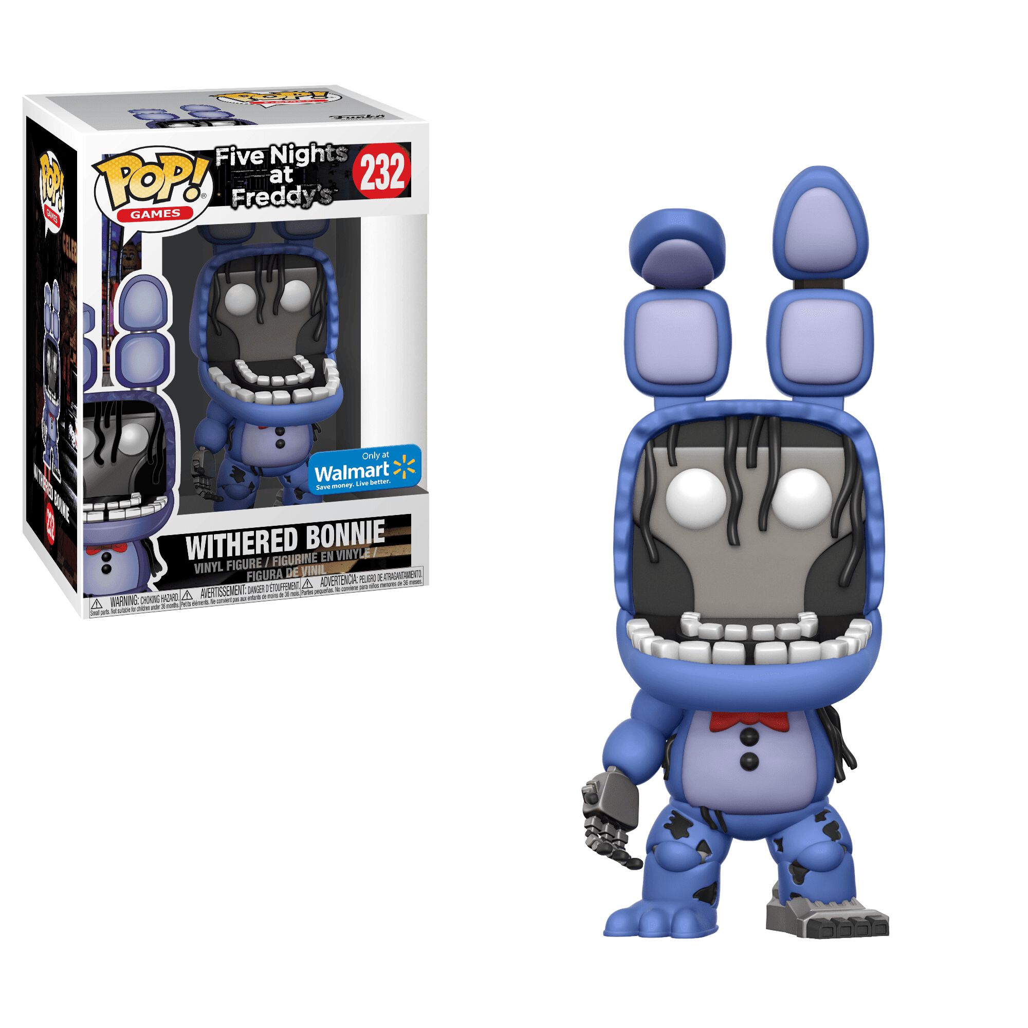 Coming Soon: Walmart Exclusive Withered Bonnie Pop!