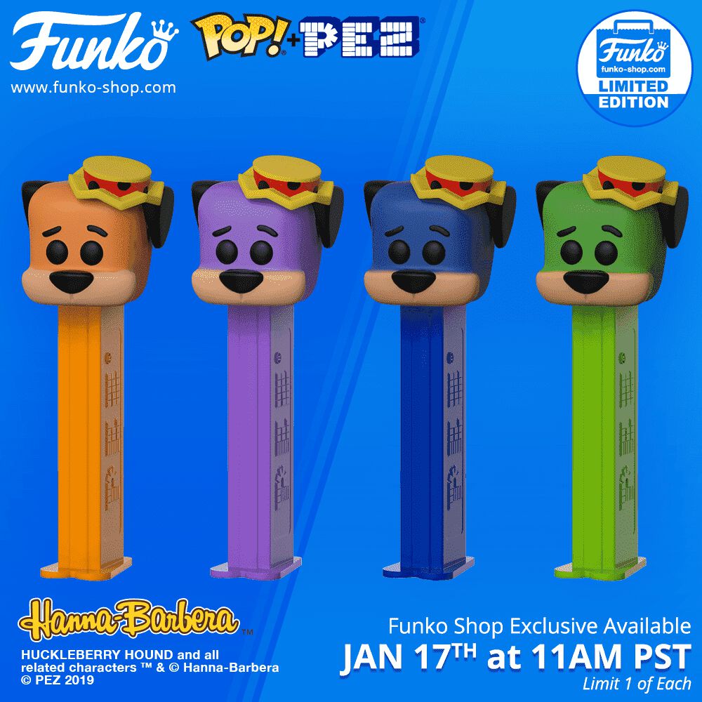 Funko Shop Exclusive Item: Pop! PEZ Huckleberry Hound 4-Pack Bundle!
