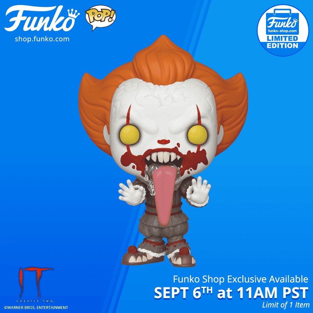 Funko Shop Exclusive Item: Pop! Movies: It: Chapter Two-Blood Splatter Pennywise Funhouse