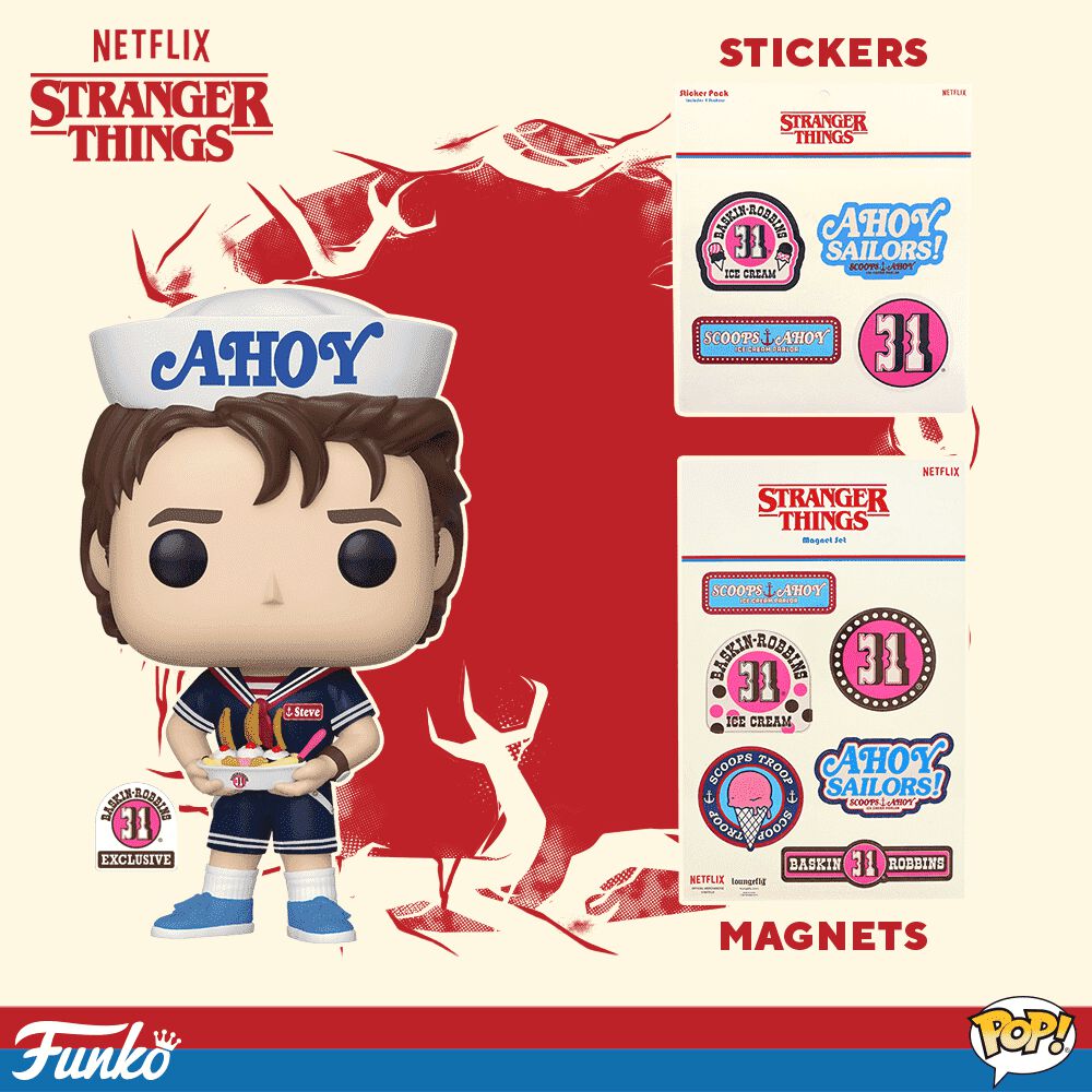 Coming Soon: Baskin-Robbins Exclusive Stranger Things Steve Pop!