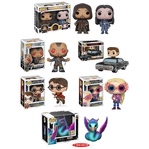 SDCC 2017 Exclusives Wave 7: Warner Bros. - Harry Potter, The 100, Supernatural & Lord of the Rings!