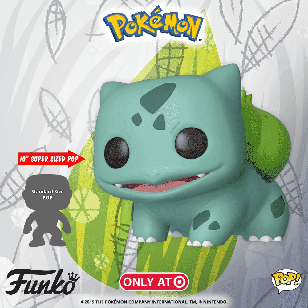 Coming Soon: Target Exclusive 10" Bulbasaur Pop!