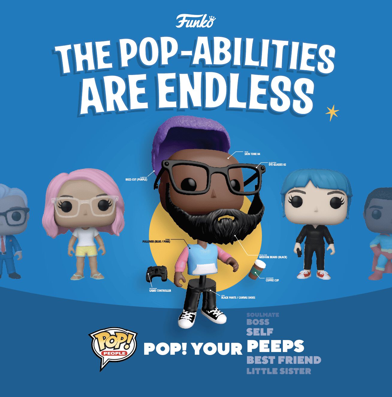Pop! People at Funko HQ and Funko Hollywood!