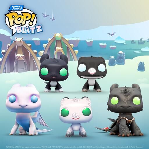 Join Toothless and Friends in Funko Pop! Blitz