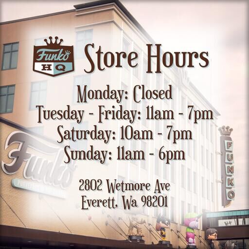 Funko HQ Video Tour & Store Hours!
