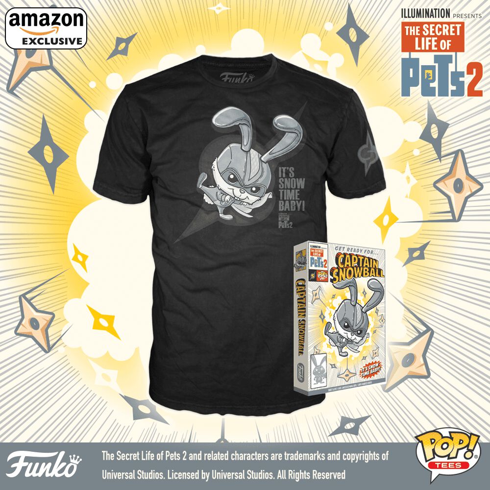 Amazon Exclusive Secret Life of Pets 2 Pop! Tee!