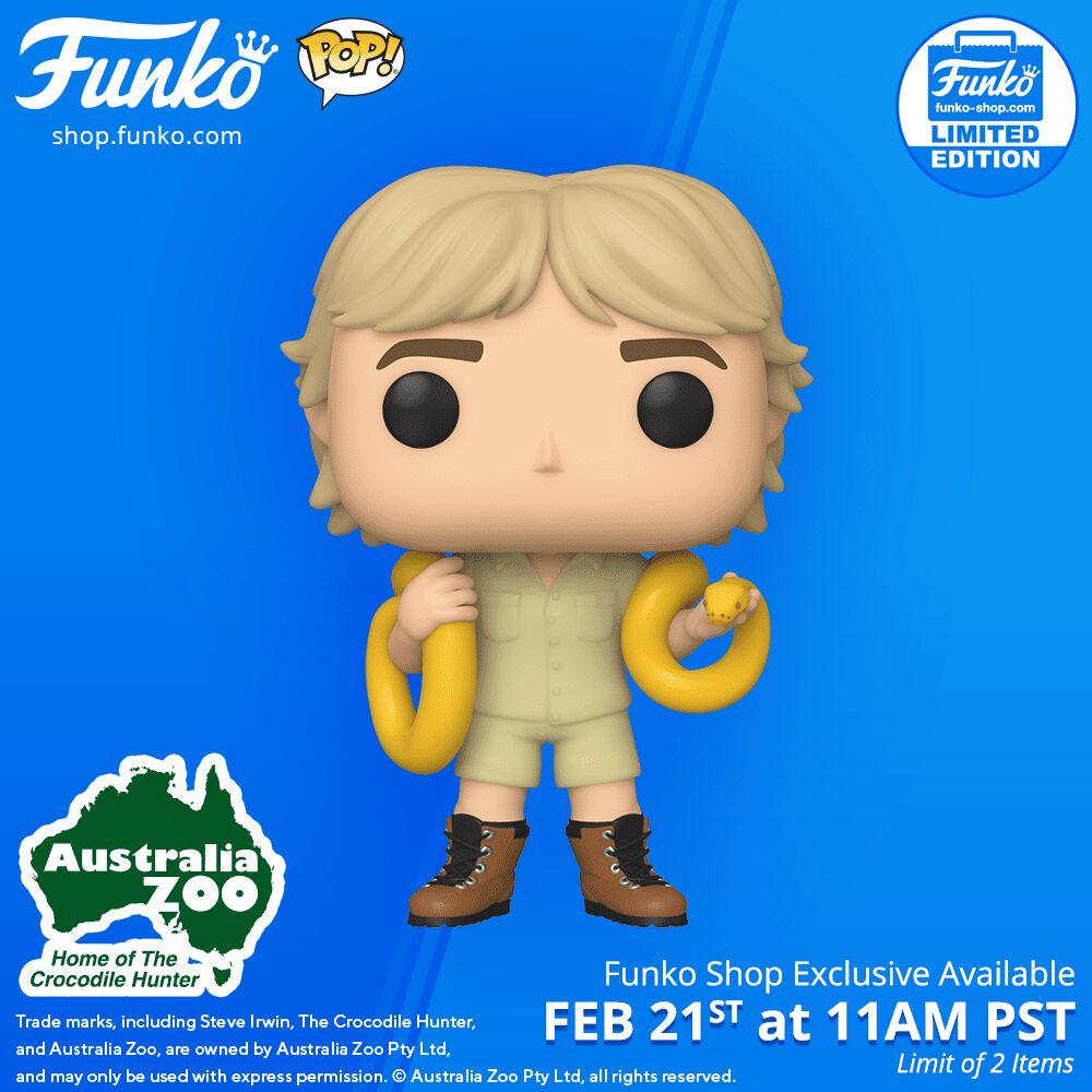 Funko Shop Exclusive Item: Pop! Television: Crocodile Hunter - Steve Irwin with Snake