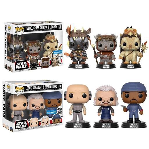 Coming soon to Walmart Exclusive Pop Star Wars 3 Packs