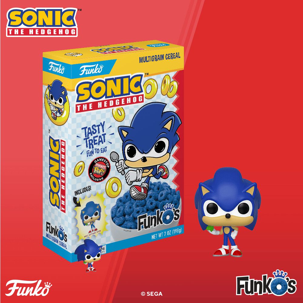 Coming Soon: GameStop Exclusive Sonic the Hedgehog Pop! Cereal!