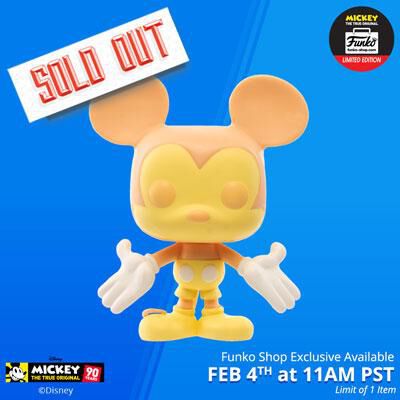 Funko Shop Exclusive Item: Peaches & Cream Mickey Mouse Pop!