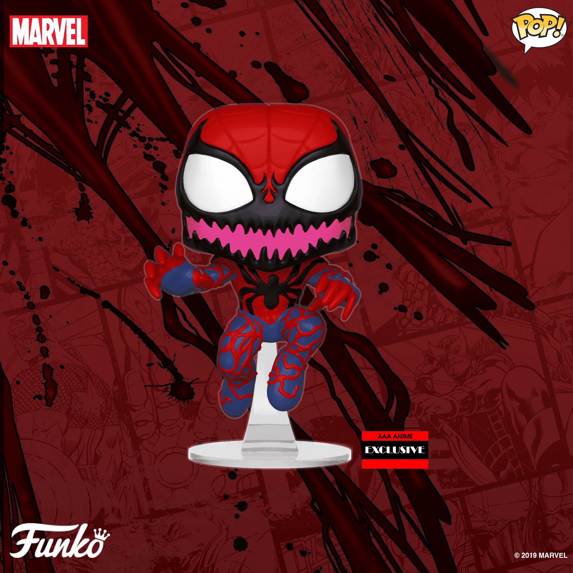 Coming Soon: Marvel&rsquo;s Spider-Carnage AAA Anime Exclusive Pop!