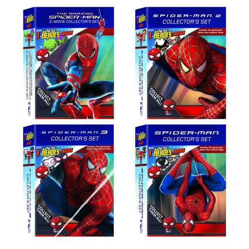 Available Now: Walmart Exclusive Spider-Man Pint Size Hero DVD Packs!