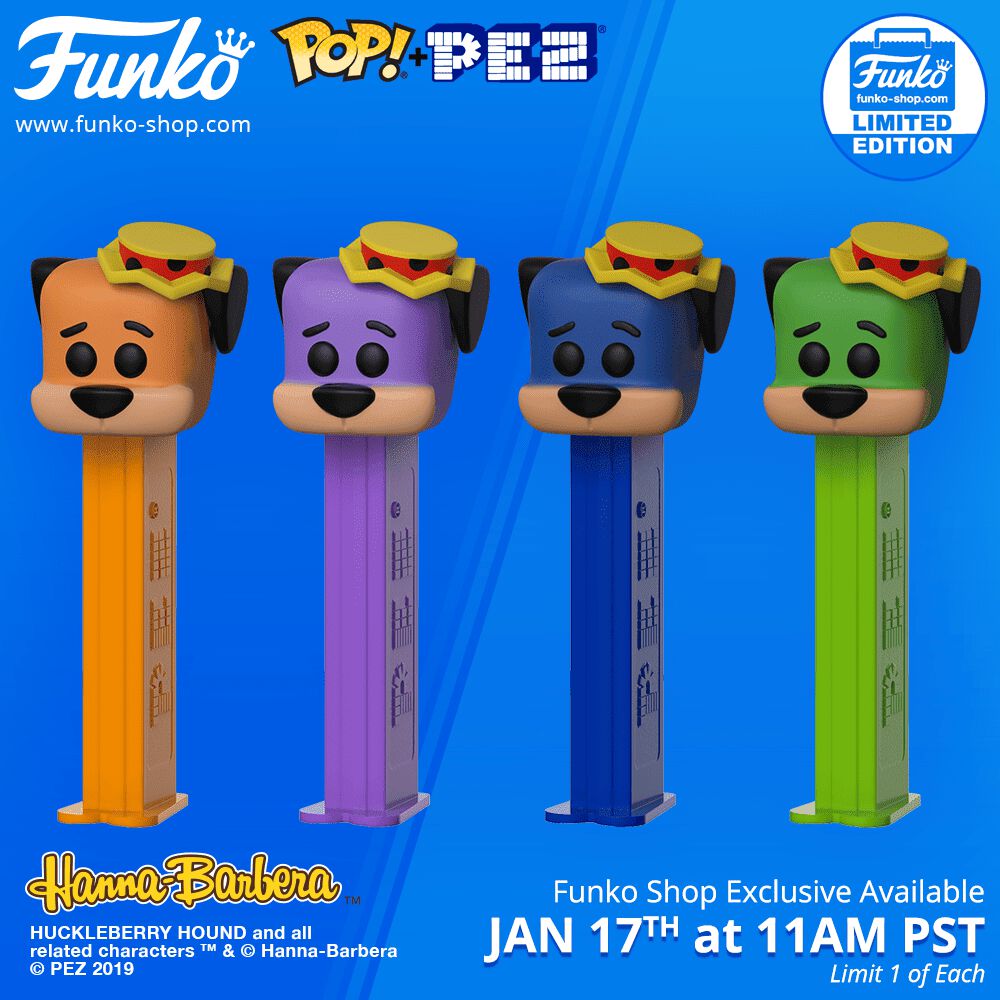 Funko Shop Exclusive Item: Pop! PEZ Huckleberry Hound 4-Pack Bundle!
