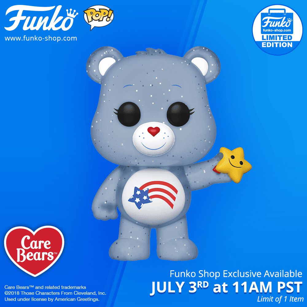 Funko Shop Exclusive Item: America Cares Bear Pop!