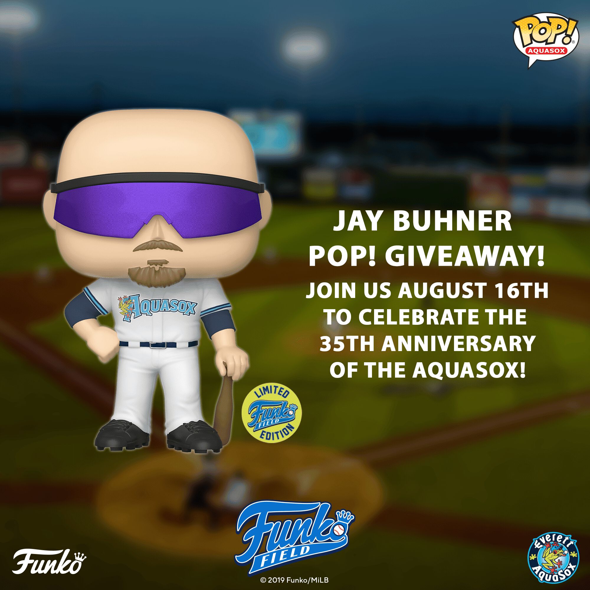Jay Buhner Pop! Giveaway at Funko Field!