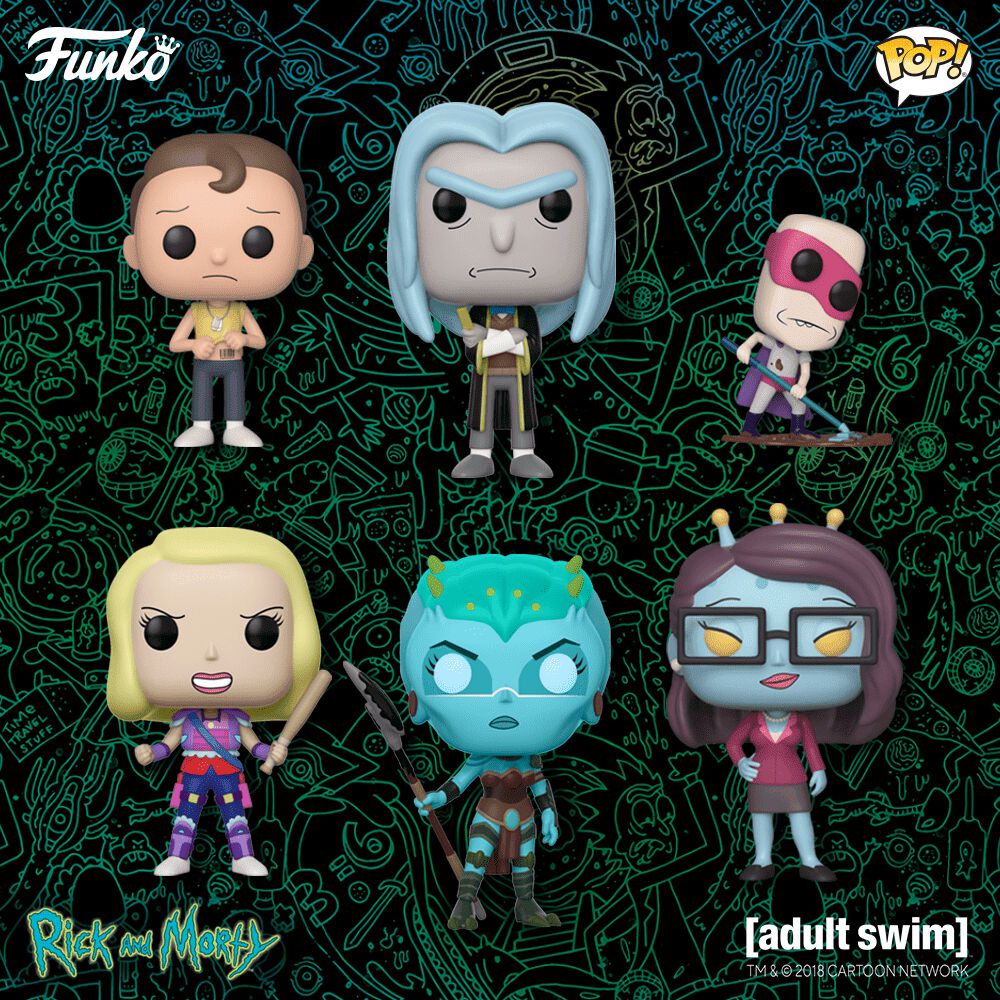 Coming Soon: Rick and Morty Plush, Action Figure, Pop! Keychains and Pop!