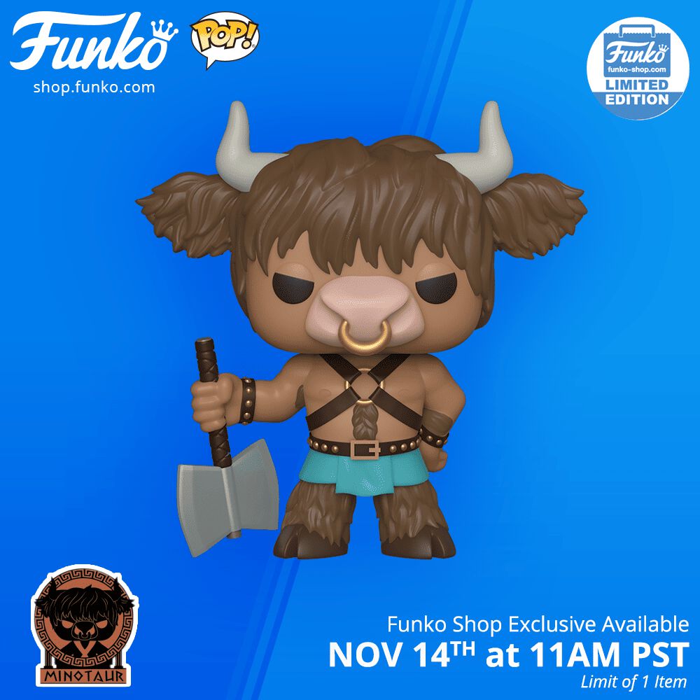 Funko Shop's exclusive item: Pop! Myths: Minotaur!
