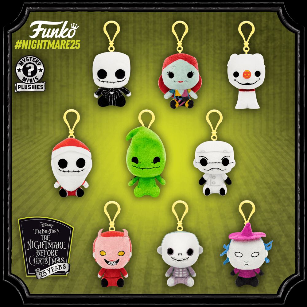 Available Now: Nightmare Before Christmas Plush Mystery Minis!