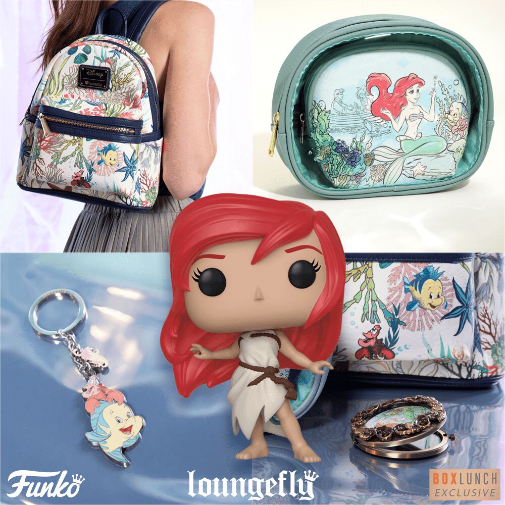 Available now: The Little Mermaid BoxLunch exclusive Funko Pop! & Loungefly accessories!