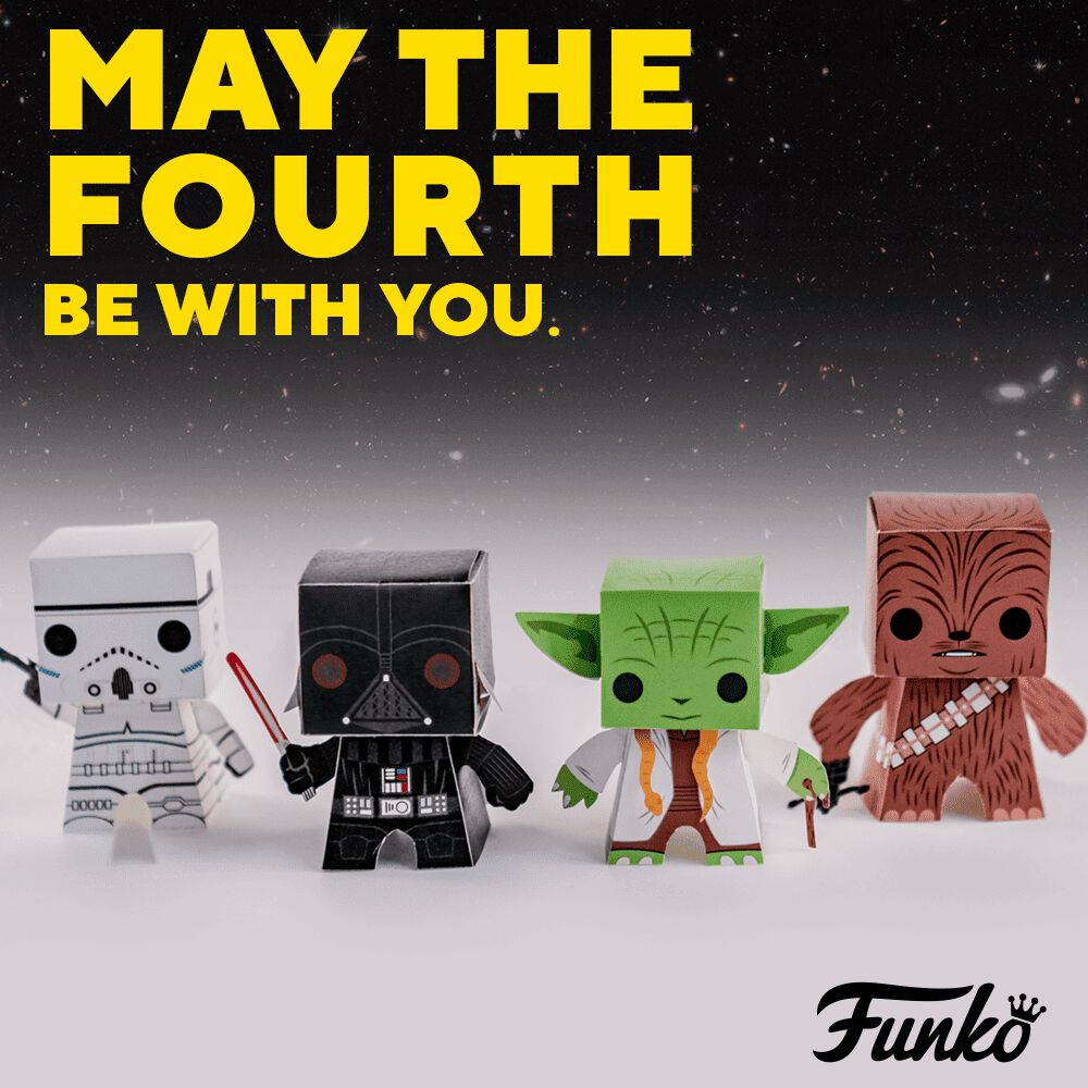May the Fourth Paper Crafts!