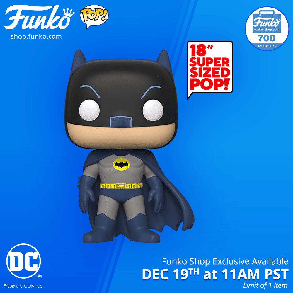 Funko Shop Exclusive Item: Pop! Heroes: 1966 Batman 18''!