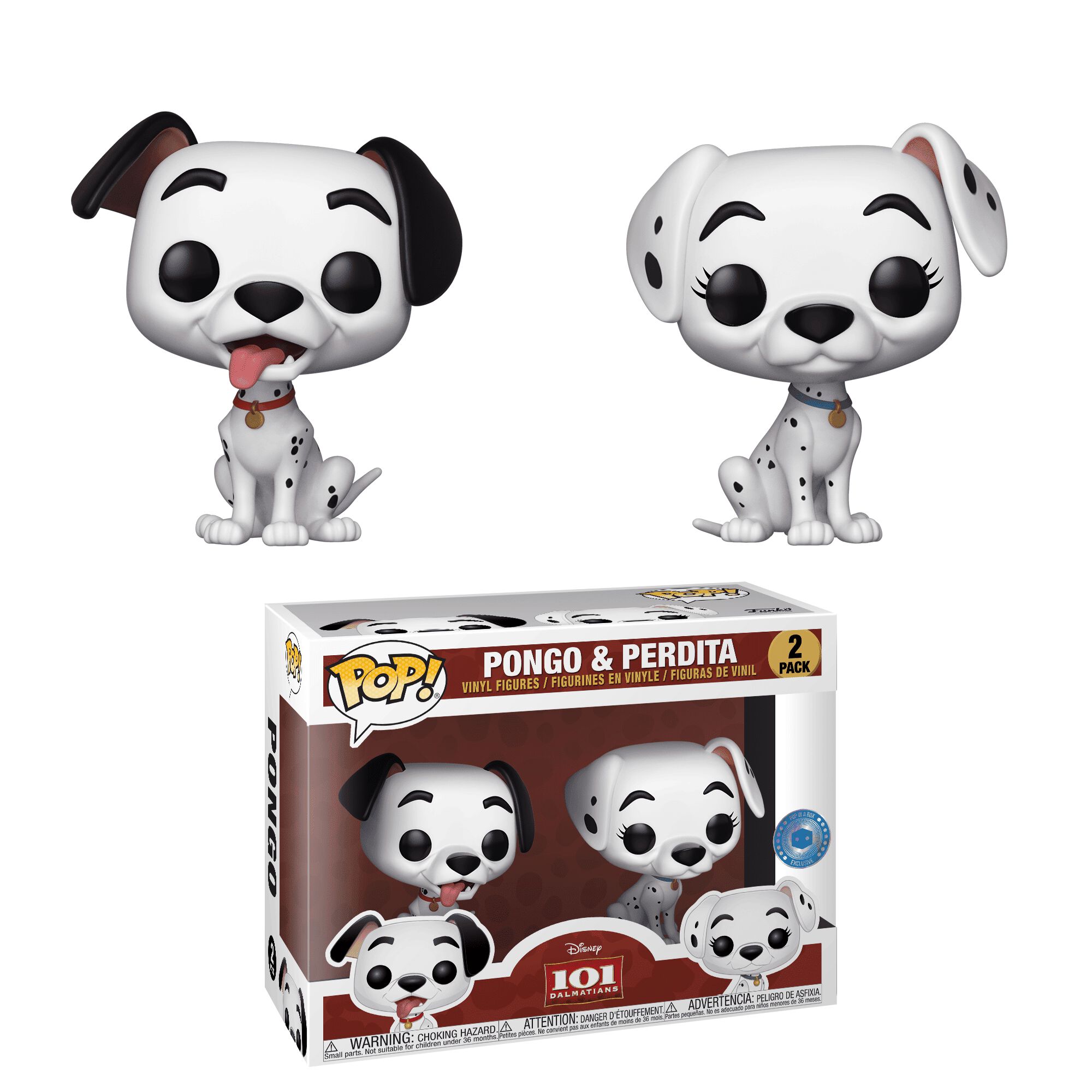 Available Now: Pop In A Box Exclusive Pongo and Perdita Pop! 2-Pack!