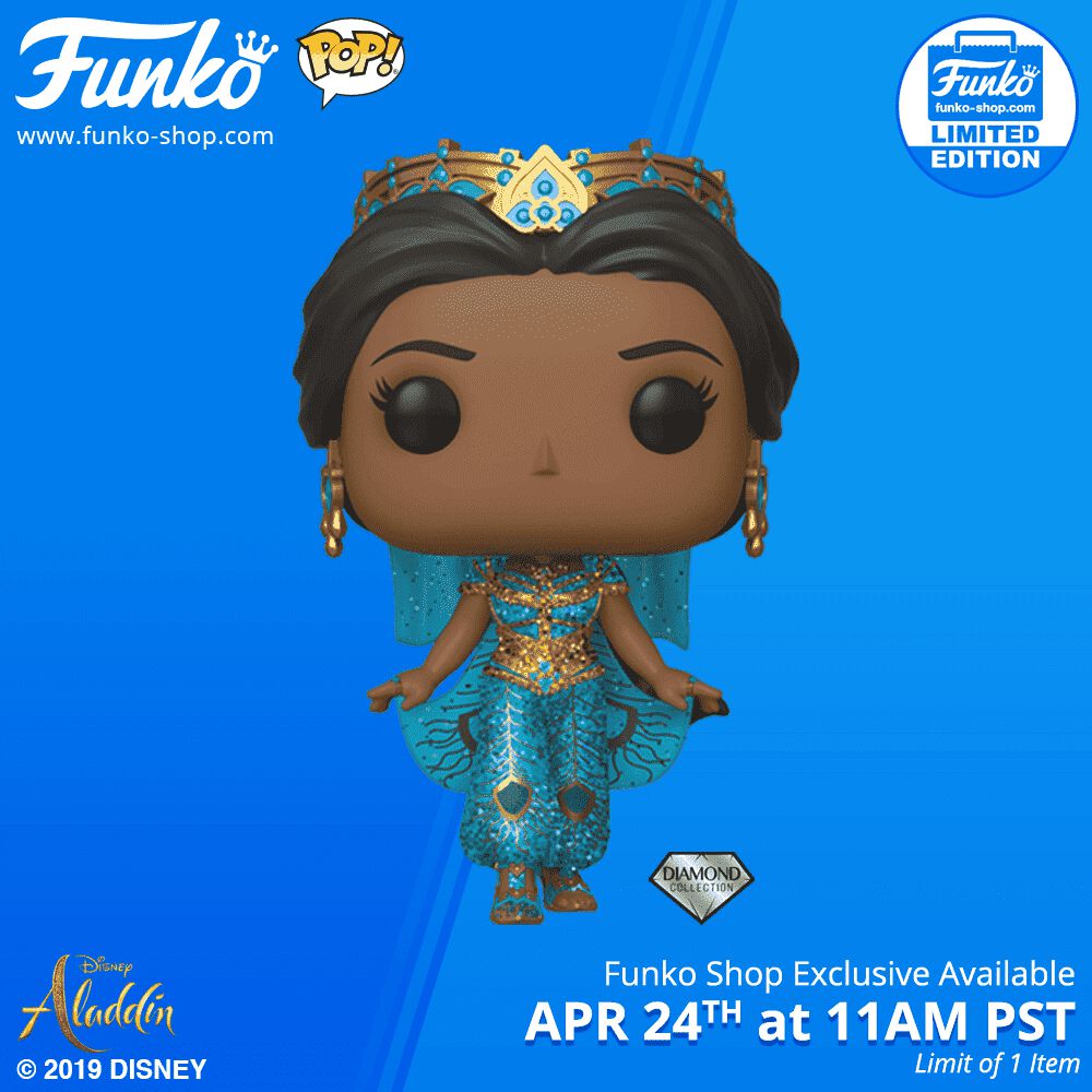 Funko Shop Exclusive Item: Dimaond Collection Princess Jasmine Pop!