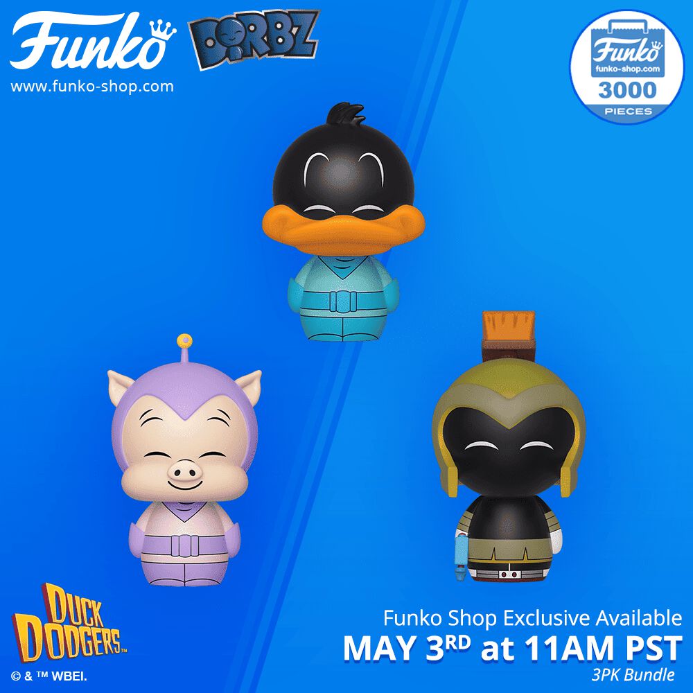 Funko Shop Exclusive Item: Duck Dodgers 3-pack Bundle!