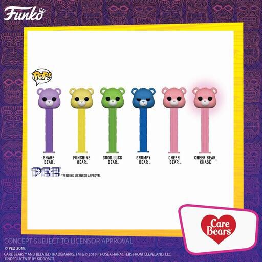 Coming Soon: Pop! PEZ - Care Bears