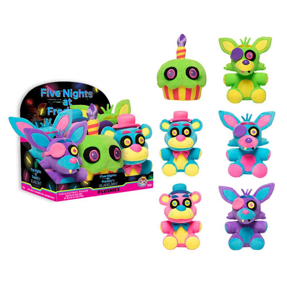 Coming Soon: Five Nights at Freddy's Blacklight Plushies!