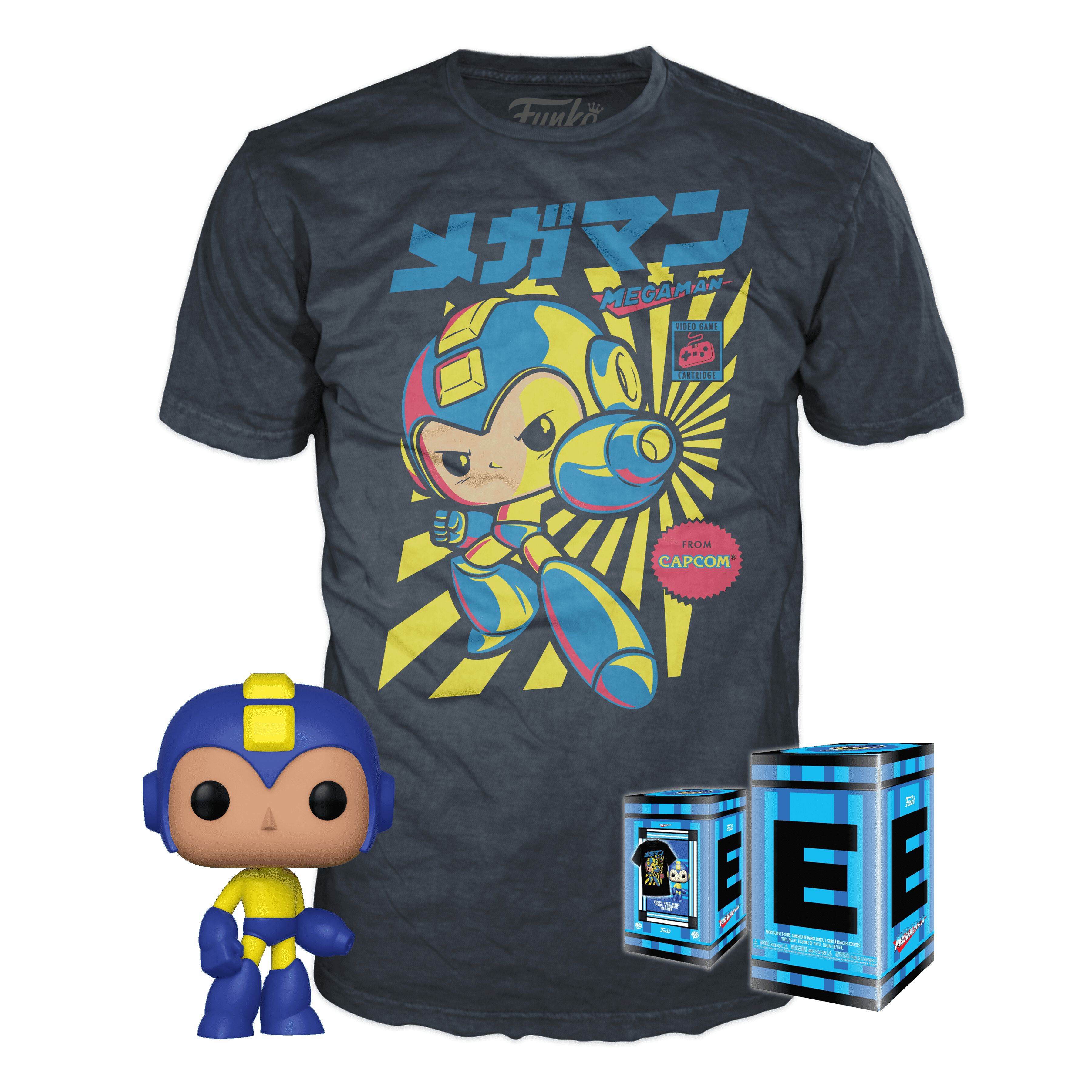 Available Now: GameStop Exclusive Mega Man Pop! and Tee!