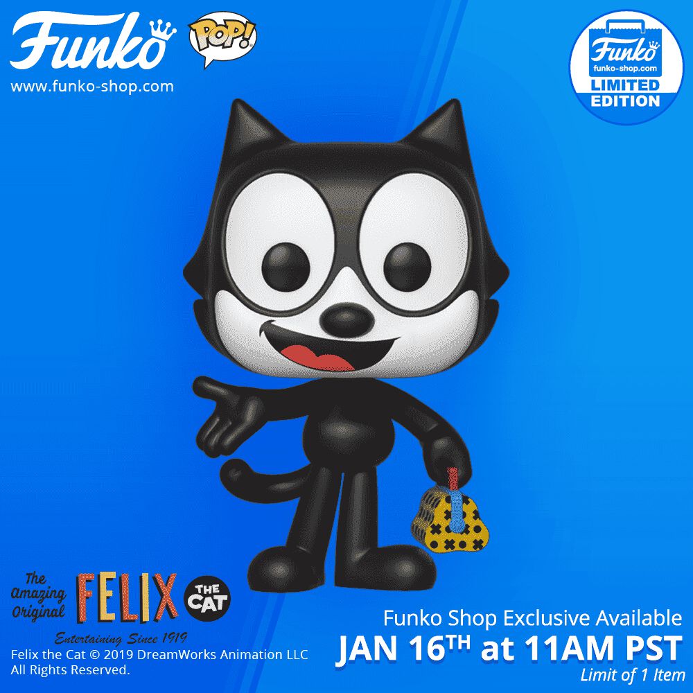 Funko Shop Exclusive Item: Felix the Cat with Bag of Fun Pop!