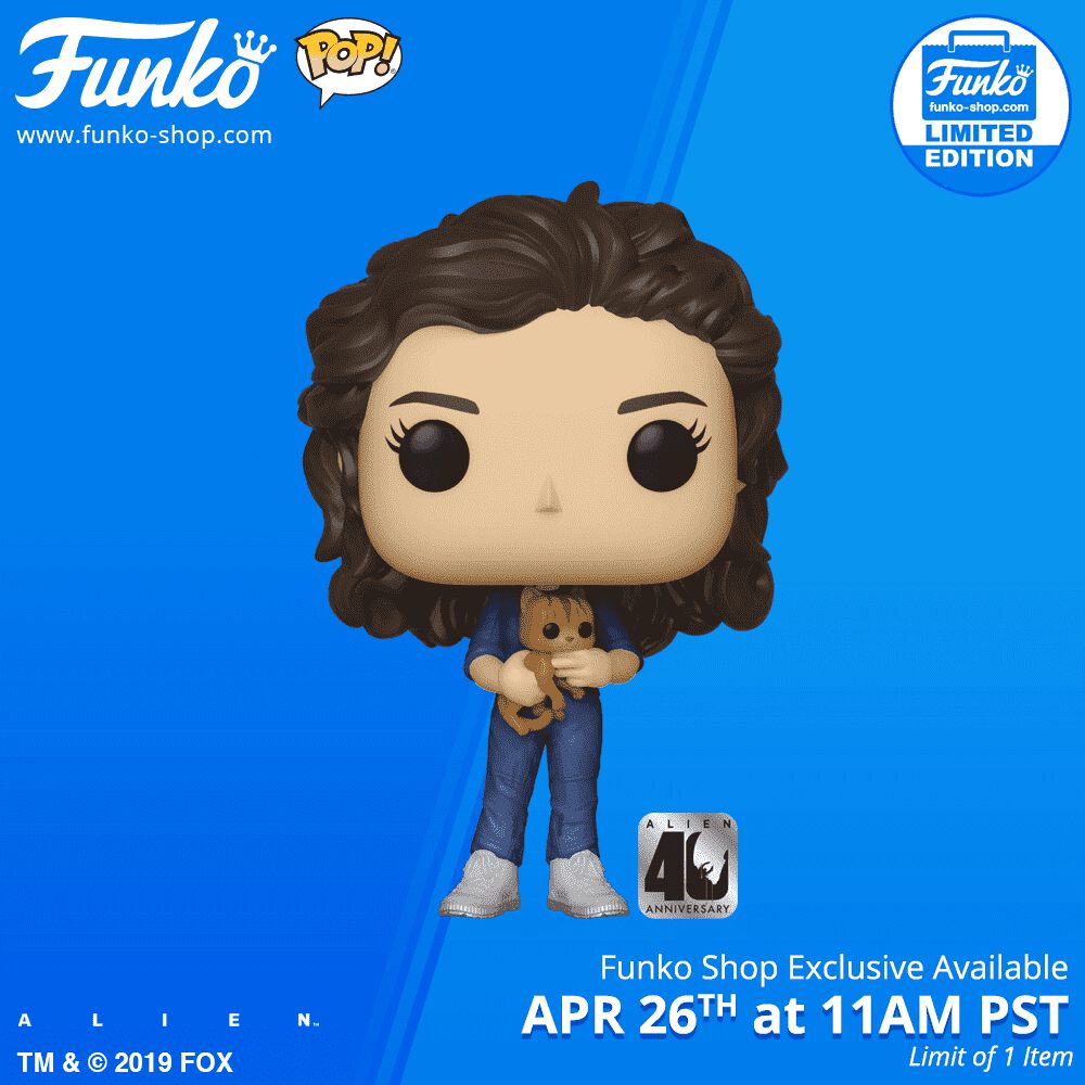 Funko Shop Exclusive Item: Ripley Holding Jonesy Pop!