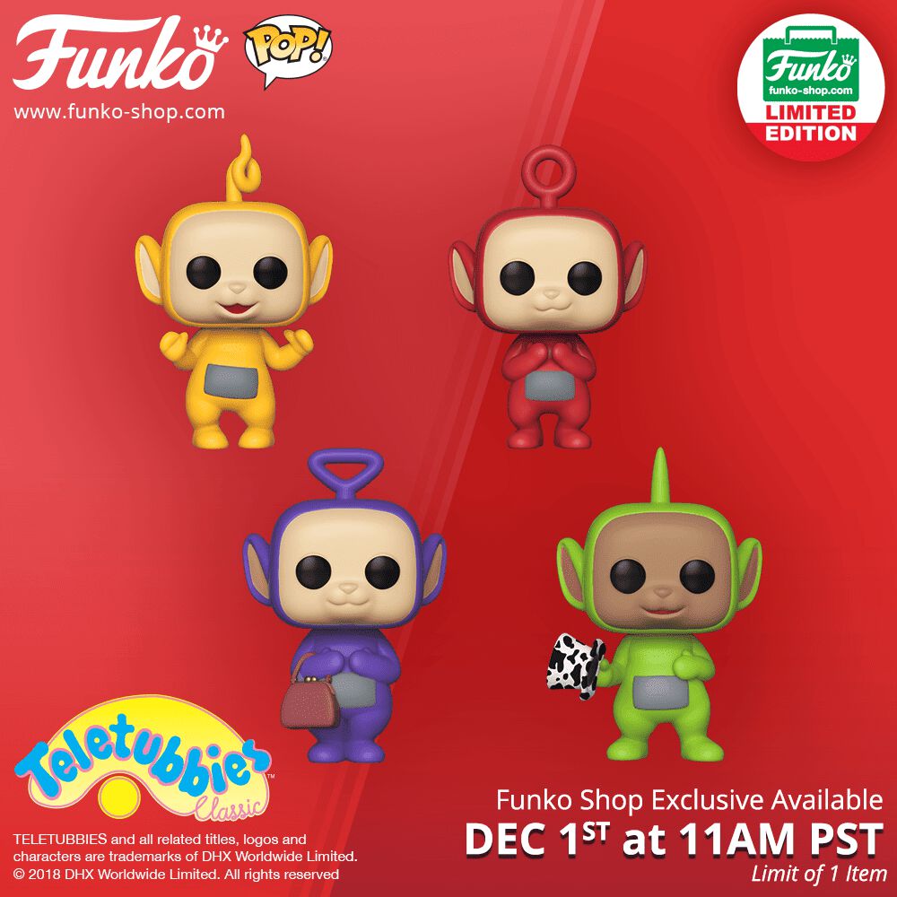 Funko Shop's 12 Days of Christmas: Teletubbies 4-Pack Bundle!