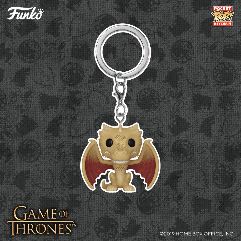Coming Soon: Game of Thrones Viserion Pop! Keychain!