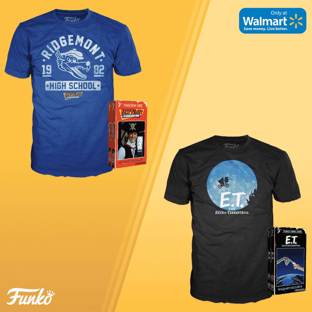 Walmart Exclusive VHS Funko Tees!