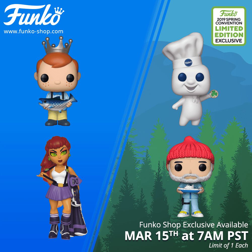 Funko Shop Spring Convention Shared Exclusive Items!