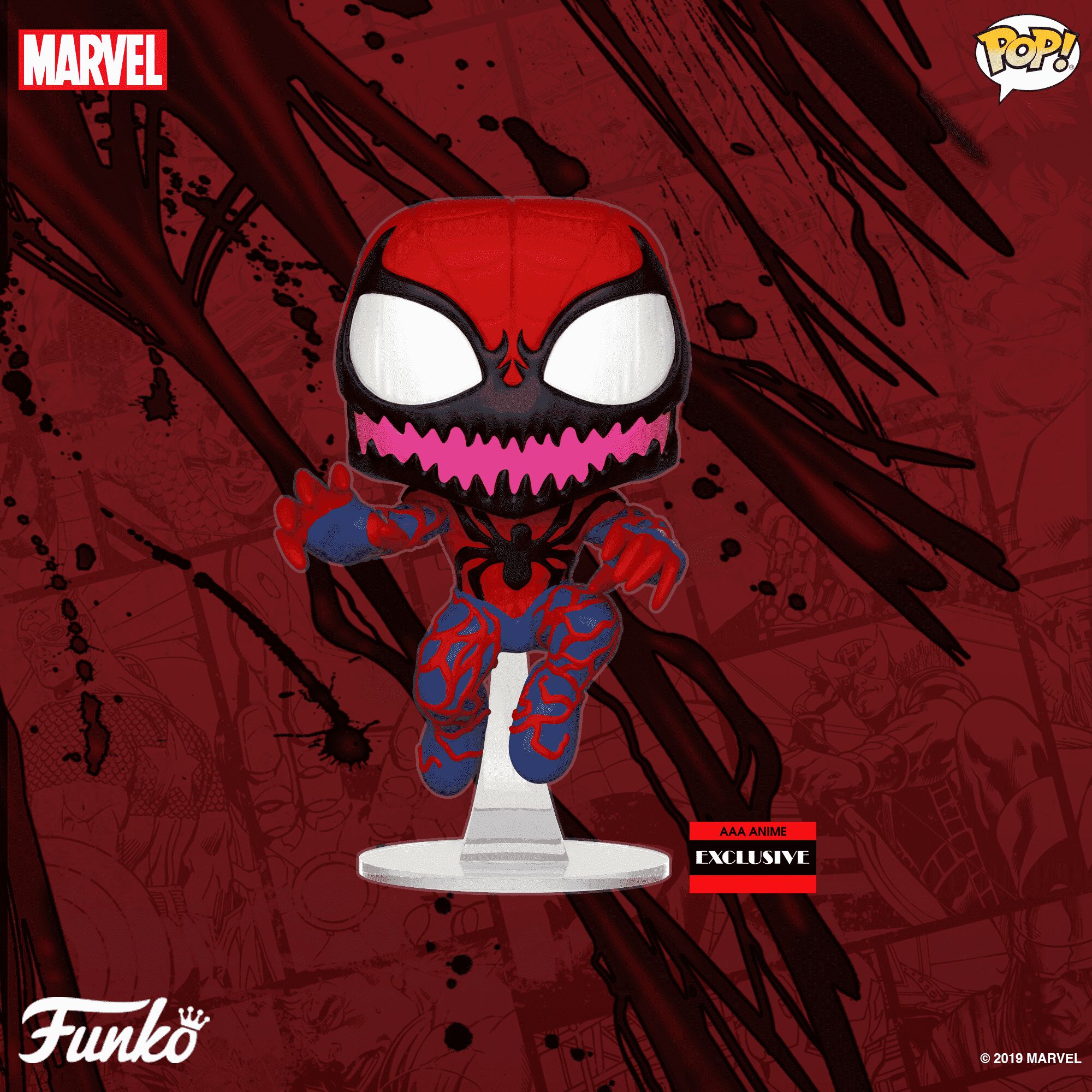 Coming Soon: Marvel's Spider-Carnage AAA Anime Exclusive Pop!