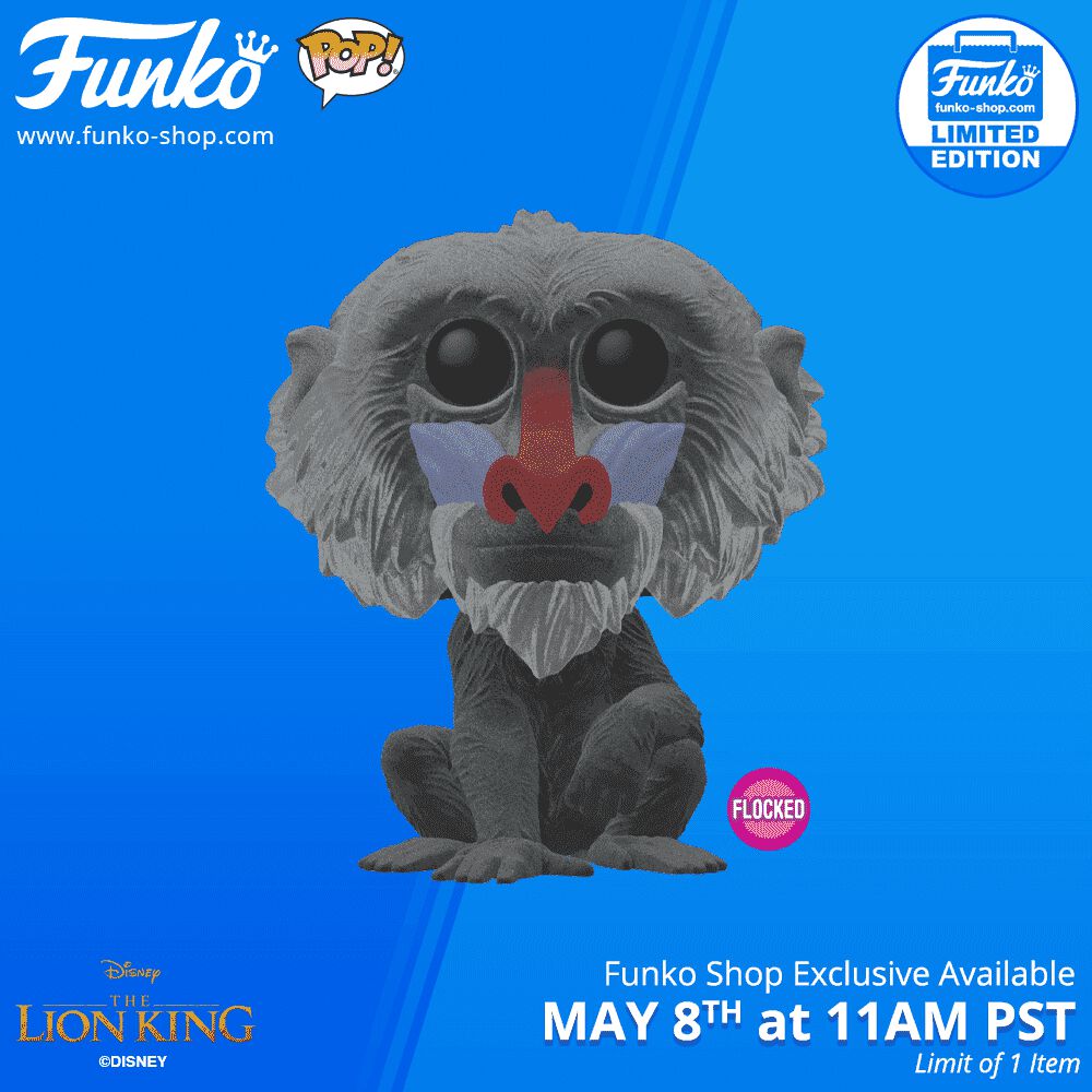 Funko Shop Exclusive Item: Flocked Rafiki Pop!