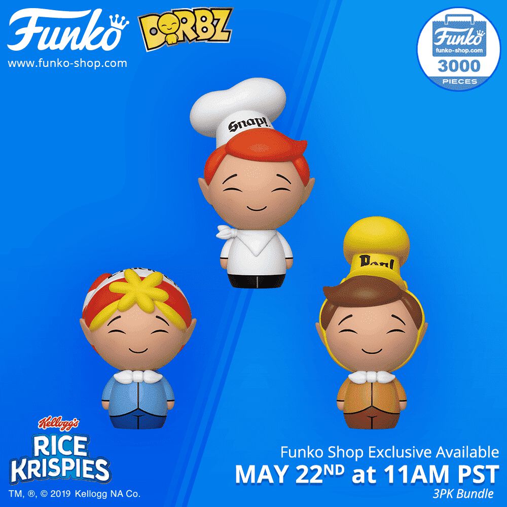 Funko Shop Exclusive Item: Rice Krispies 3-Pack Dorbz Bundle!