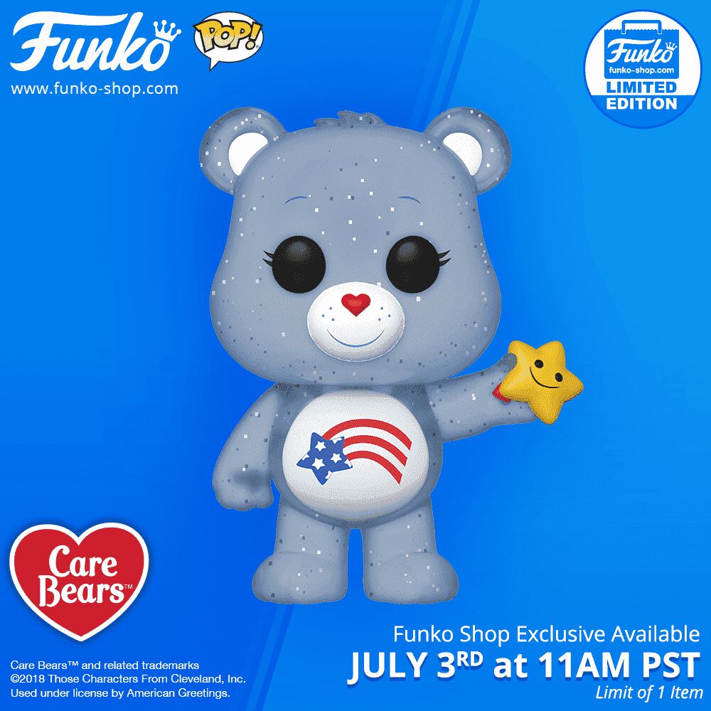 Funko Shop Exclusive Item: America Cares Bear Pop!
