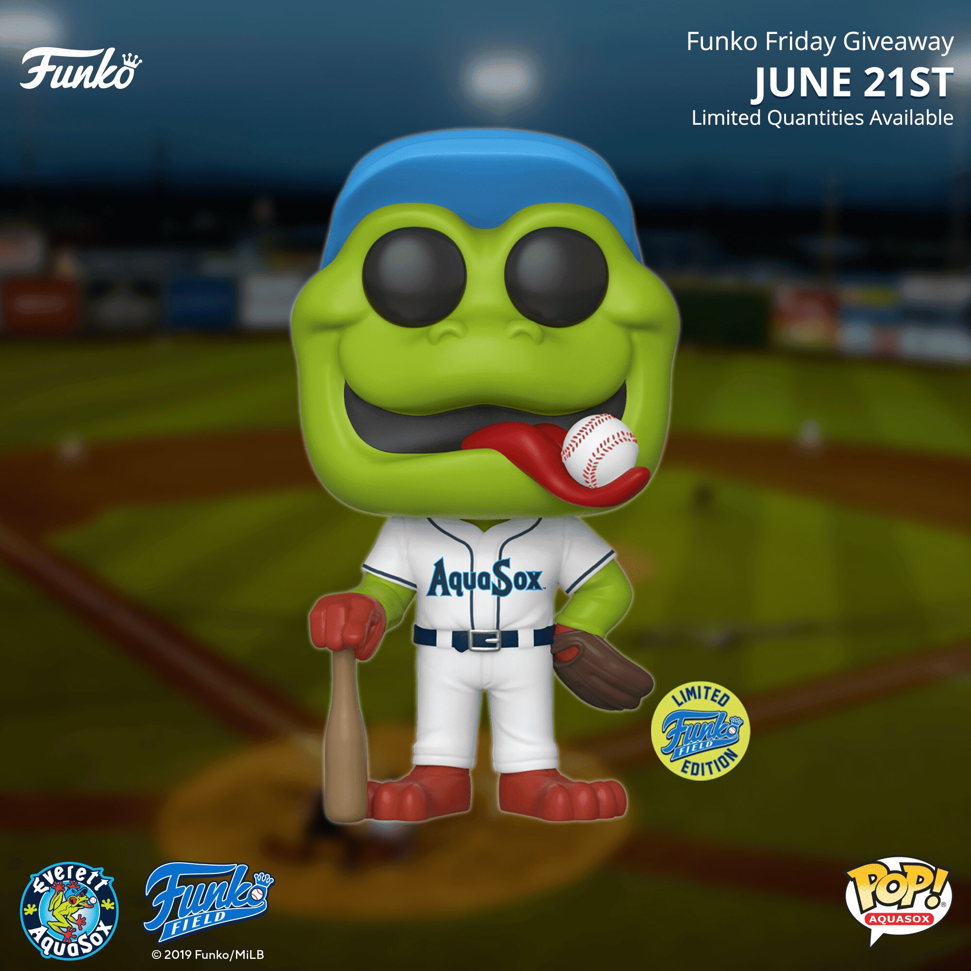 Home Jersey Webby Pop! Giveaway at Funko Field!