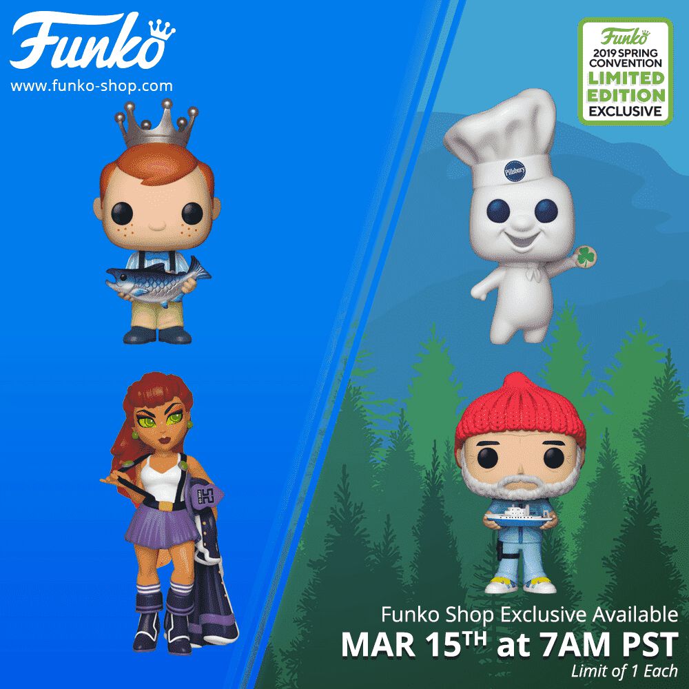 Funko Shop Spring Convention Shared Exclusive Items! Funko Shop Spring Convention Shared Exclusive Items!