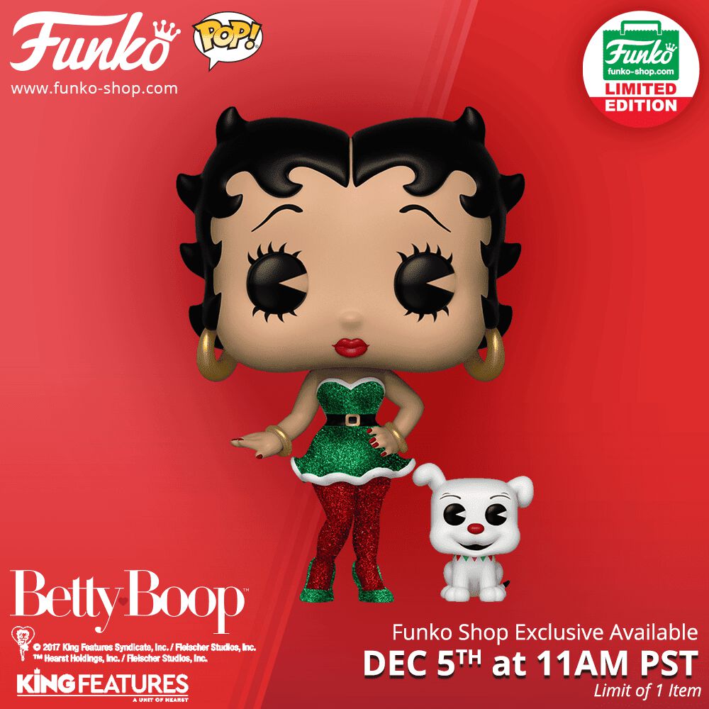 Funko Shop's 12 Days of Christmas: Elf Betty Boop & Pudgy Pop!
