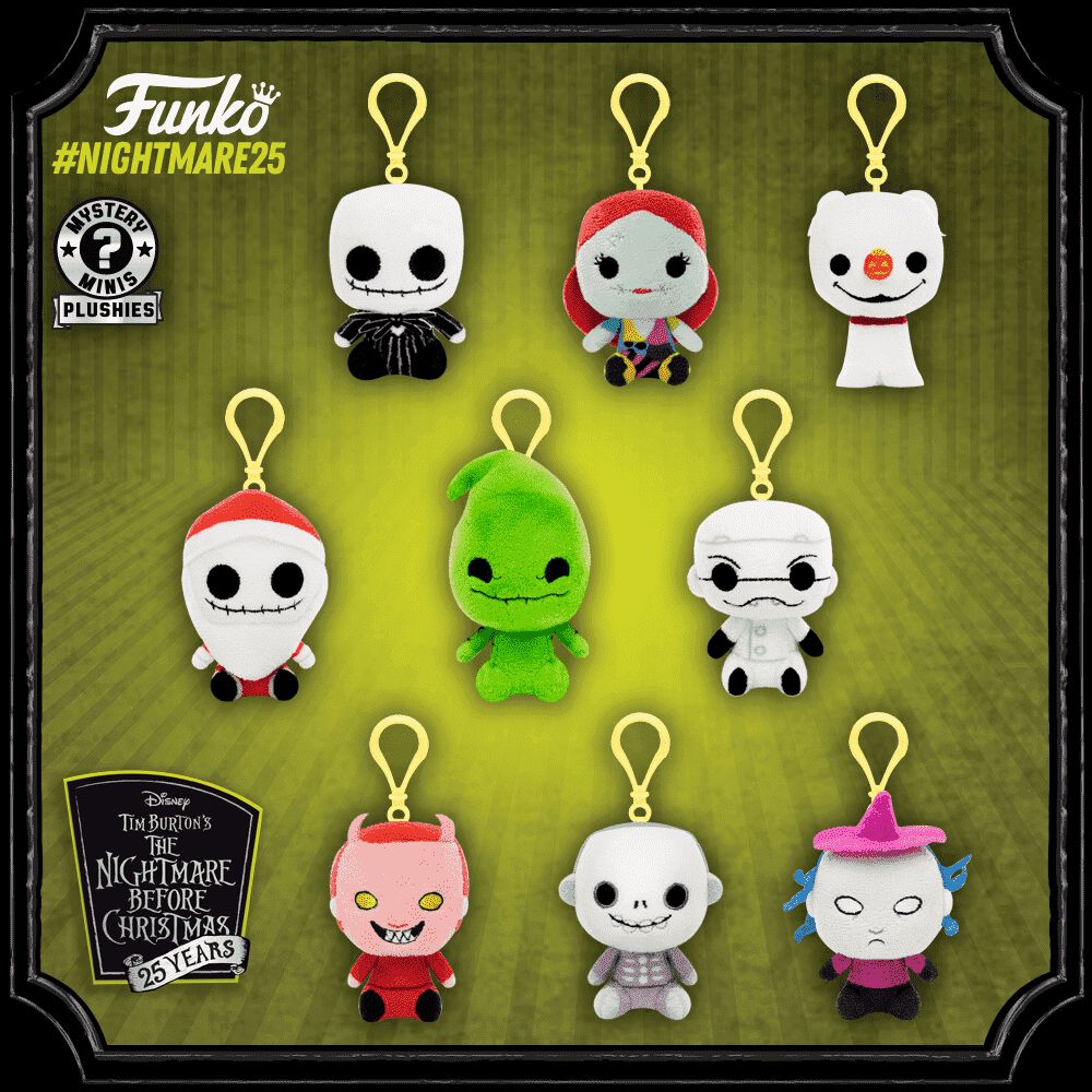 Available Now: Nightmare Before Christmas Plush Mystery Minis!