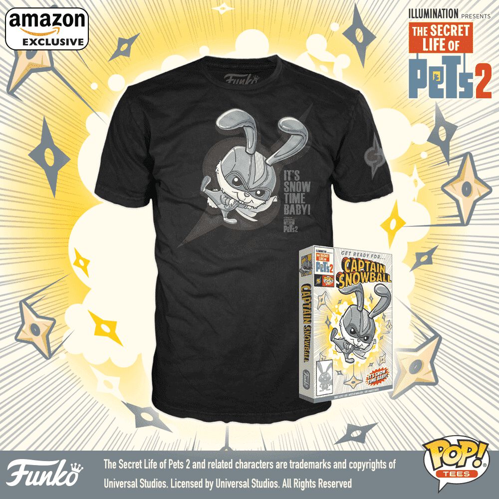 Amazon Exclusive Secret Life of Pets 2 Pop! Tee!