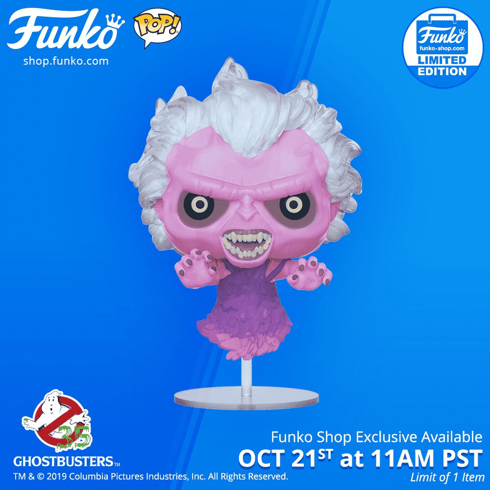 Funko Shop Exclusive Item: Pop! Movies: Ghostbusters - Translucent Scary Library Ghost!