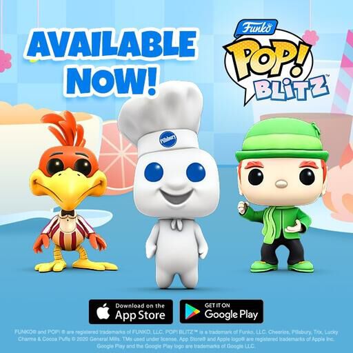 Collect General Mills characters in Funko Pop! Blitz!